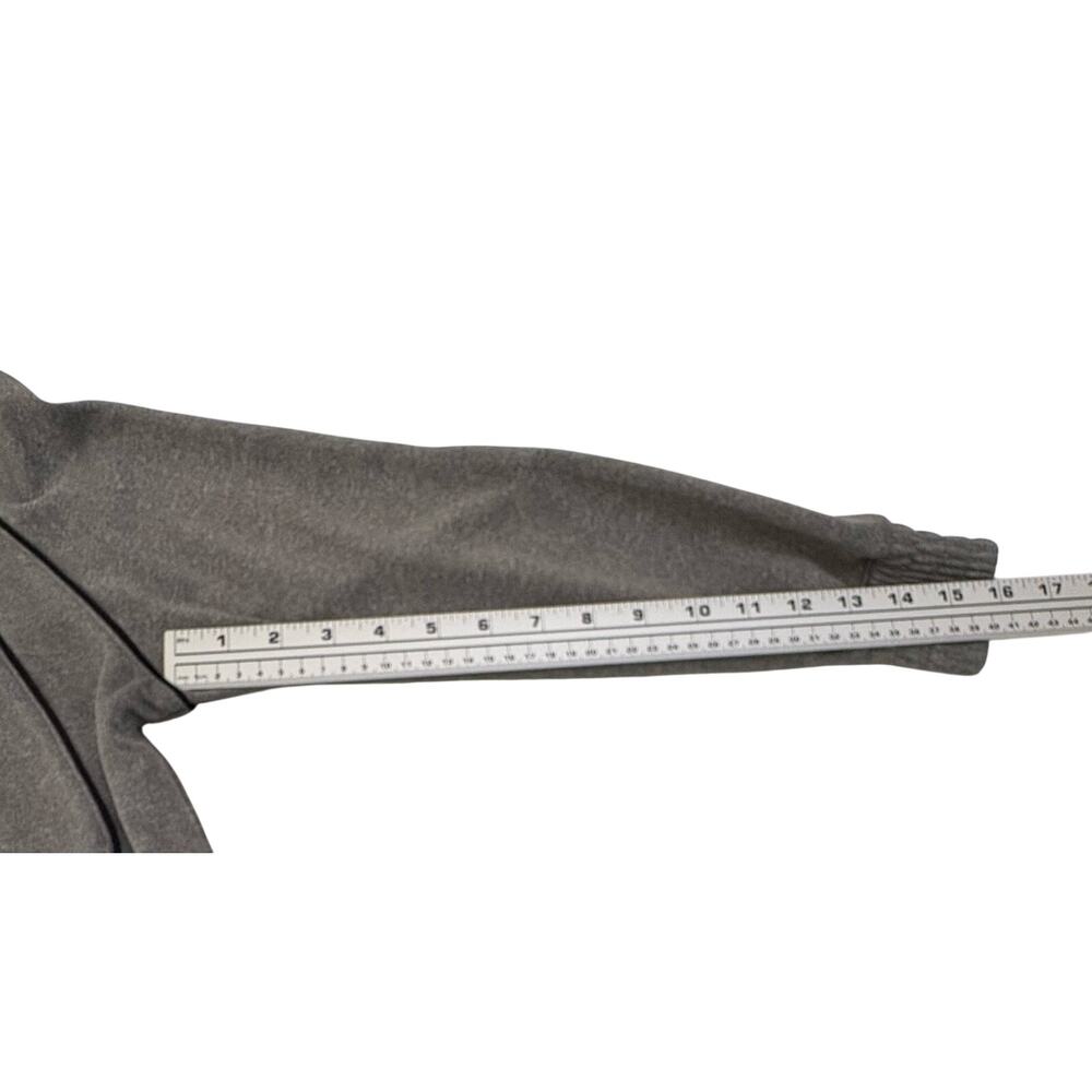 Nike Air Jordan Jumpman Boys Small Full-Zip Track Jacket Gray Black Piping Logo - Picture 8 of 12